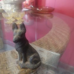 Vintage Cast Iron Dog