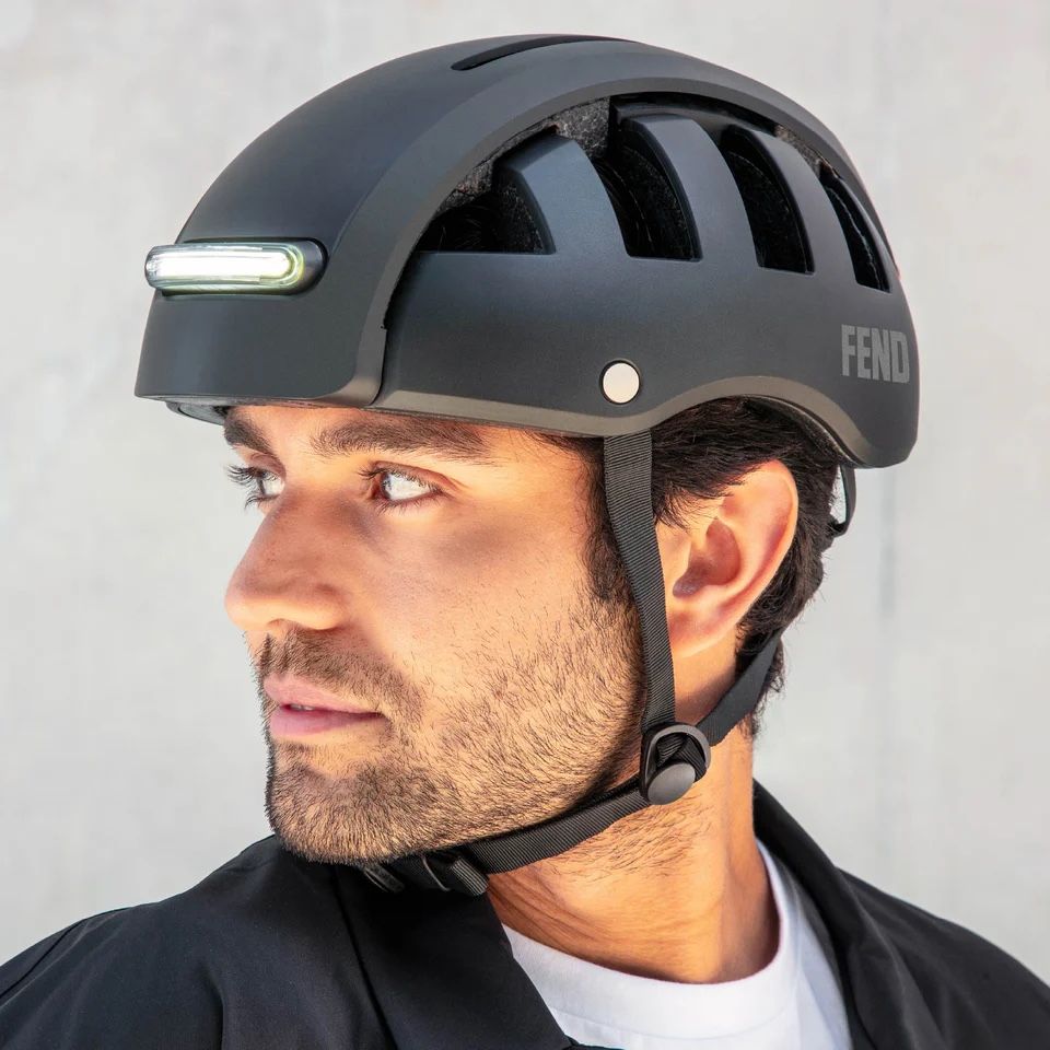 Fend Super + Lights Foldable Bike Helmet