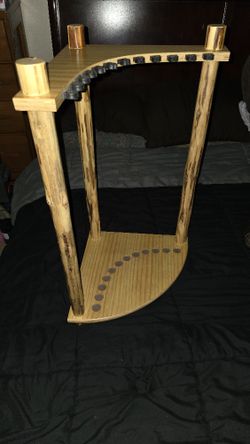 Fishing Pole Holder/ Real Wood