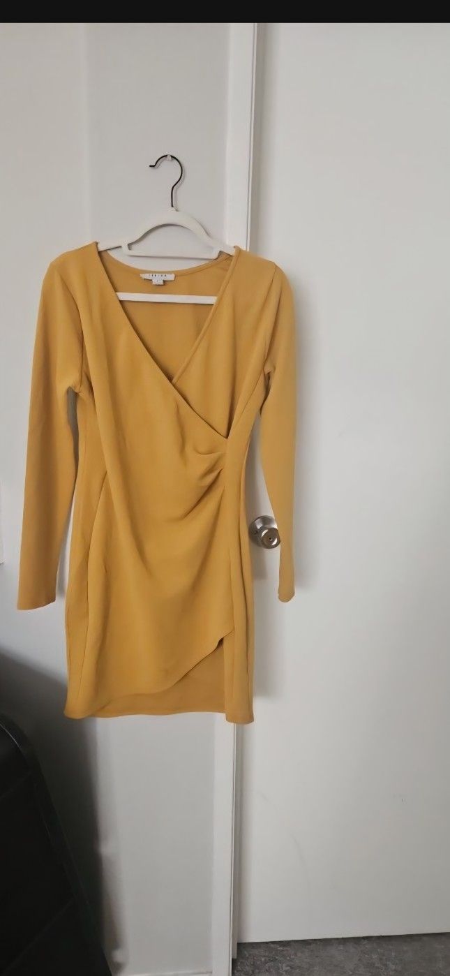 FAVLUX Fashion Long Sleeve Dress Size Large