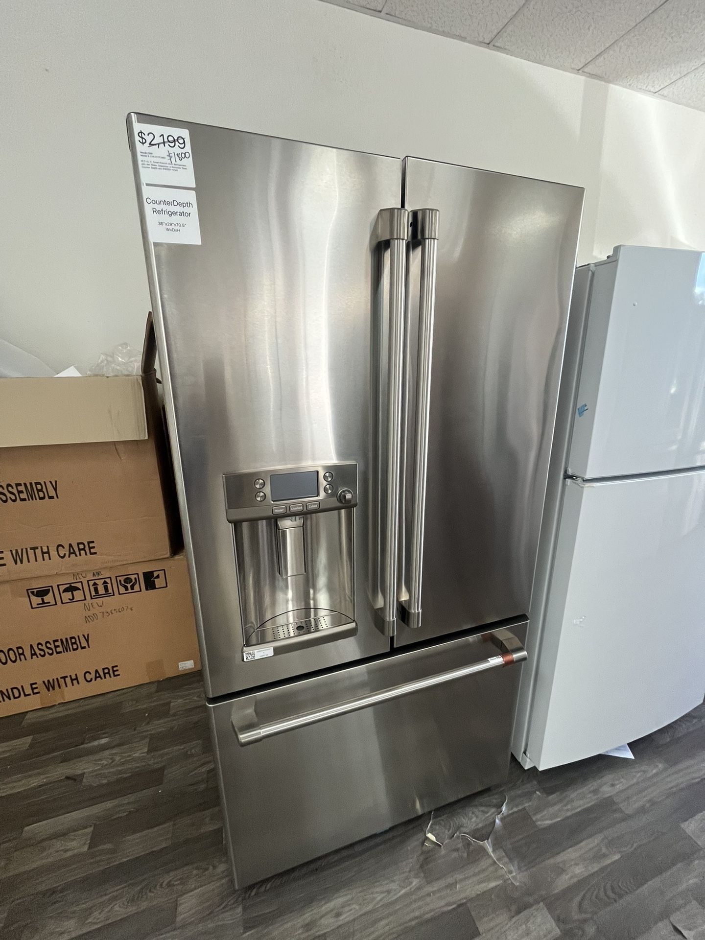 INVENTORY CLEARANCE! Now Only $1800! French Door Counter Depth Refrigerator