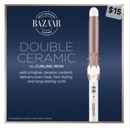 Conair Double Ceramic 1" Curling Iron