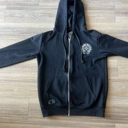 Chrome Heart Zip Up Hoodie