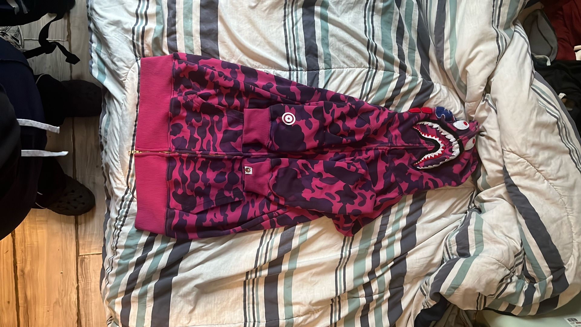 Purple Bape Hoodie S:XXL