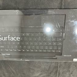 New Microsoft D7S-00001 Cover/Keyboard Microsoft Surface, Pro, Pro 2 Charcoal
