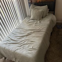 **Twin Bed With Charging Ports**