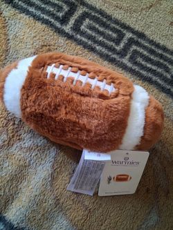 Brand New NWT (Warmies) Lavender 🪻 Scented Microwavable Weighted Plush Junior Football Kids Bedtime Toy. $15