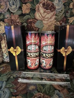 Casino Tumblers -pair