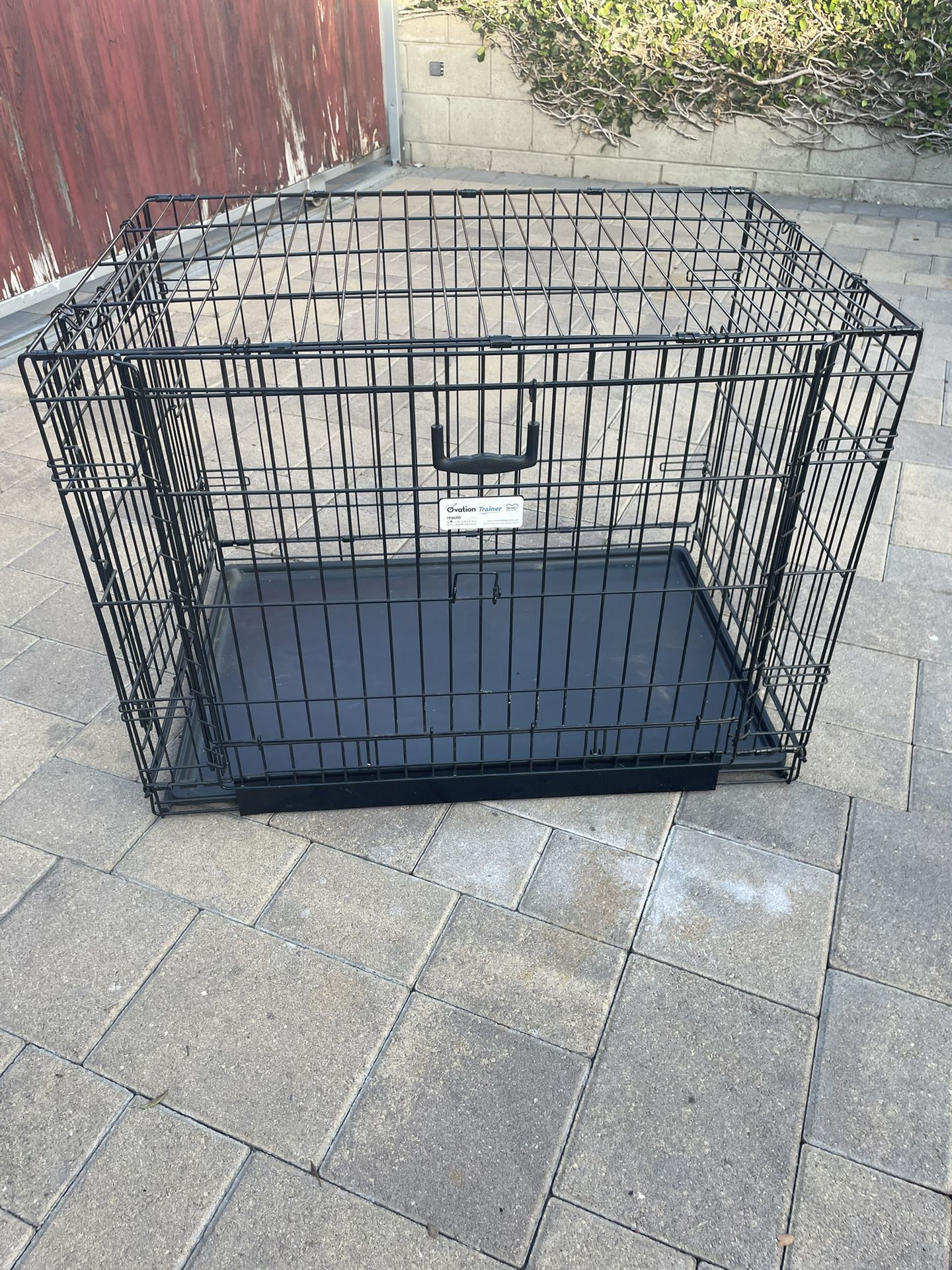 Ovation Trainer Double Door Pet Crate With  Cover 