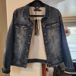 Nanette Lepore Denim Jacket (NEW W/ TAGS) Size L