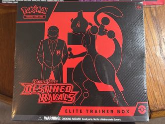 ETB Destined Rivals Elite Trainer Box  Destined Rivals and Pokemon Trading Card Games Mega Evolution Ascended Heroes First Partners Deluxe Pin Collect