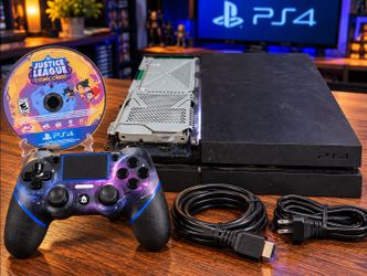 PlayStation 4  – PS4 with Galaxy Controller + Justice League Cosmic Chaos