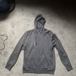 RLX Ralph Lauren Performance Tech Men's Full Zip Golf Hoodie Grey  M