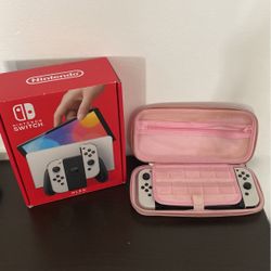 Nintendo Switch With Carry Case And System Dock