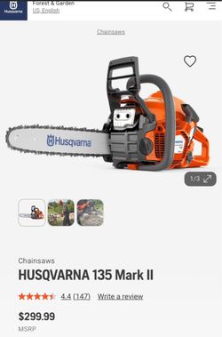 Husqvarna 135 Mark II Chainsaw
