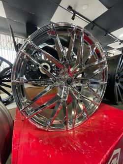 26” TIS 506C Chrome  Wheels 26x10” Rims Size