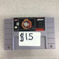 Super Nintendo NBA Jam Video Game 