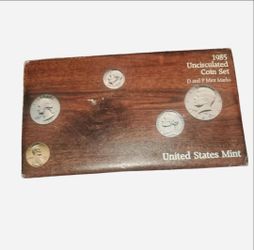 1985 US Mint Uncirculated Coin Set D and P