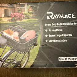Heavy Duty Rear Rack Bike Basket