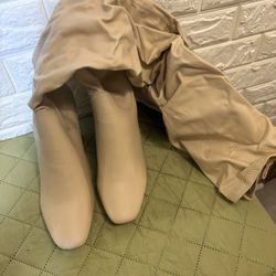 Thigh High Faux Boots 