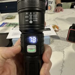 Bright LED Flashlight 3 Settings 