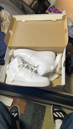White 9.5 Nike Air Force 1 High ‘07h