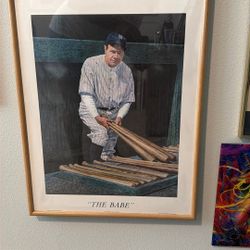 Babe Ruth Art Print