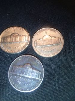 1945 and 1944 war nickels s&p