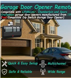 2 Replacement for Liftmaster Chamberlain Sears Craftsman 893MAX Garage Door Opener Remote 2 Pack