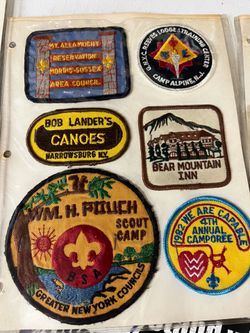 86 Vintage Boy Scout patches