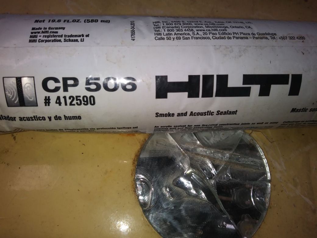 Hilti smoke and acoustic sealant CP 506 number 41 2590 individual tubes $7 a piece negotiable