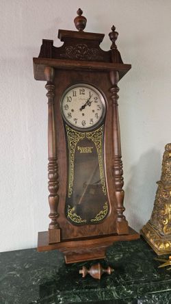 Ansonia 49-in high wall clock