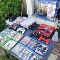 All You See As Combo Deal is $300! PER COMBO.... Xbox One 500GB combo $300!.. PS4 Slim Combo $300! Each $300! COMBO