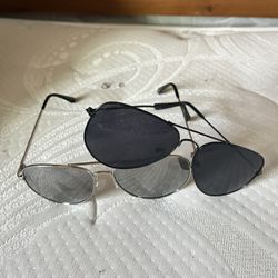 2 Pairs Of SunGlasses Used Once Cleaned