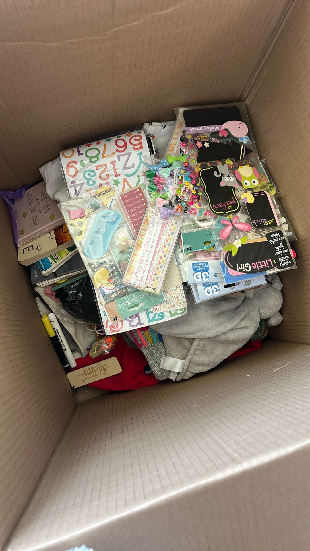 Scrapbook Supplies/childrens Hats/books/miscellaneous