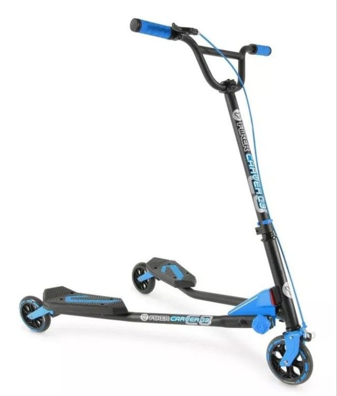 Y Fliker Carver C3 Folding Trike  Scooter