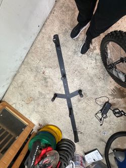Black Steel Weight Plate Storage Tree PRX