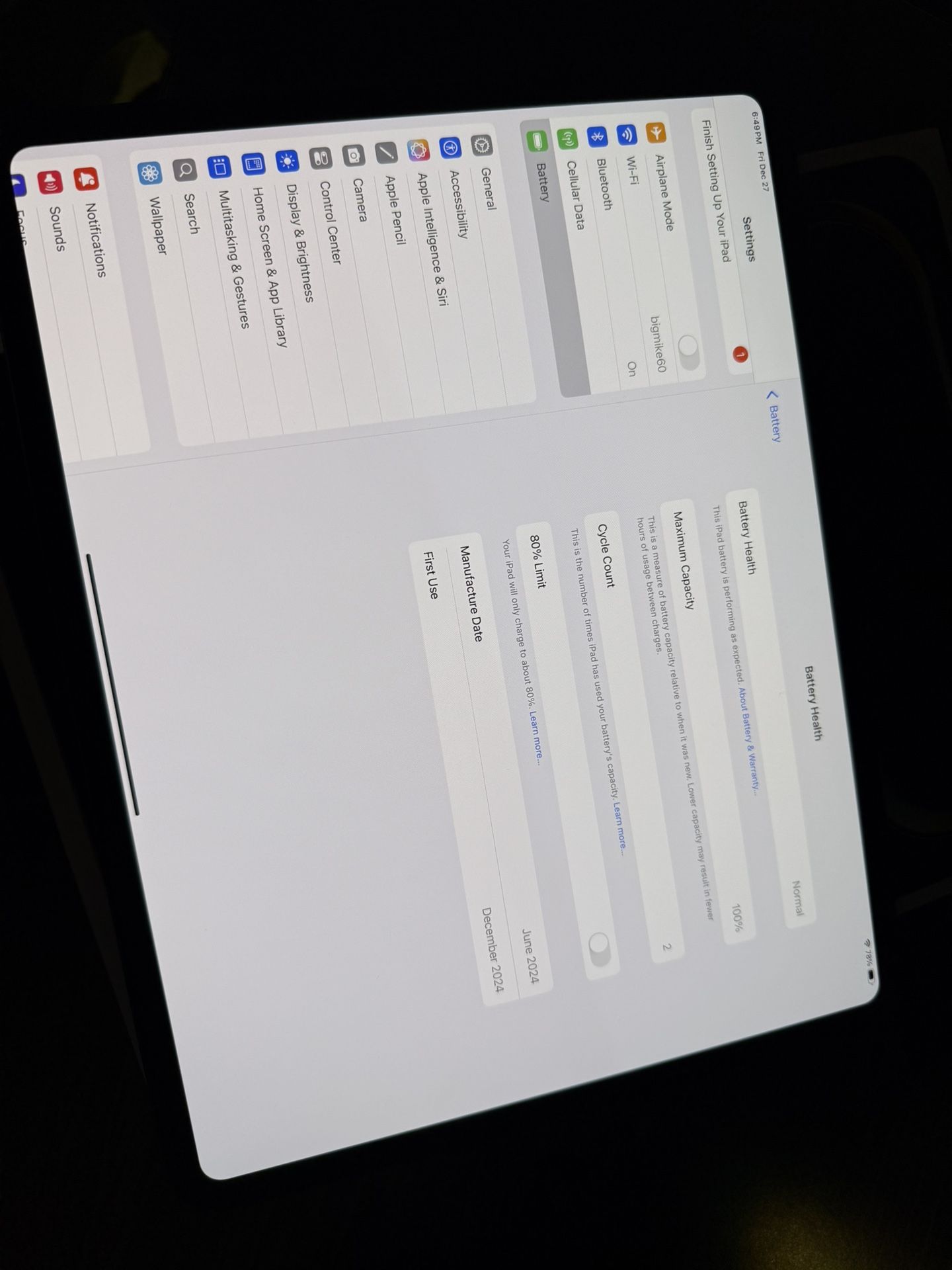 iPad Pro 13 Inch M4 2024 Model WiFi + Cellular 256GB