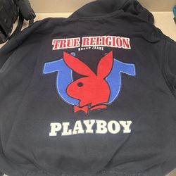 True Religion Playboy Zip Hoodie  - Men (Small)