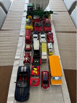 Toy Cars, Trucks and Tractor