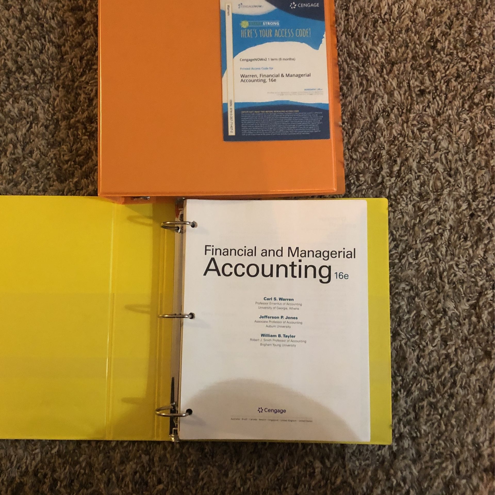 Financial & Managerial Accounting 16e Textbook