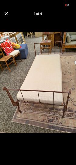 Antique 19th Century Campaign Bed/Daybed