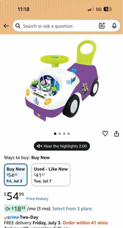 Buzz light year car