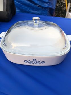 10” inch Corning Ware Skillet and Lid Cornflower Blue