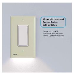 Snap Power Night Light Plate for (Decor Switch)