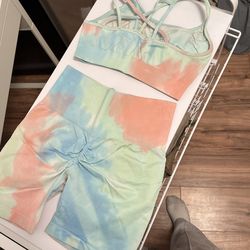 Tie Dye Workout Set 