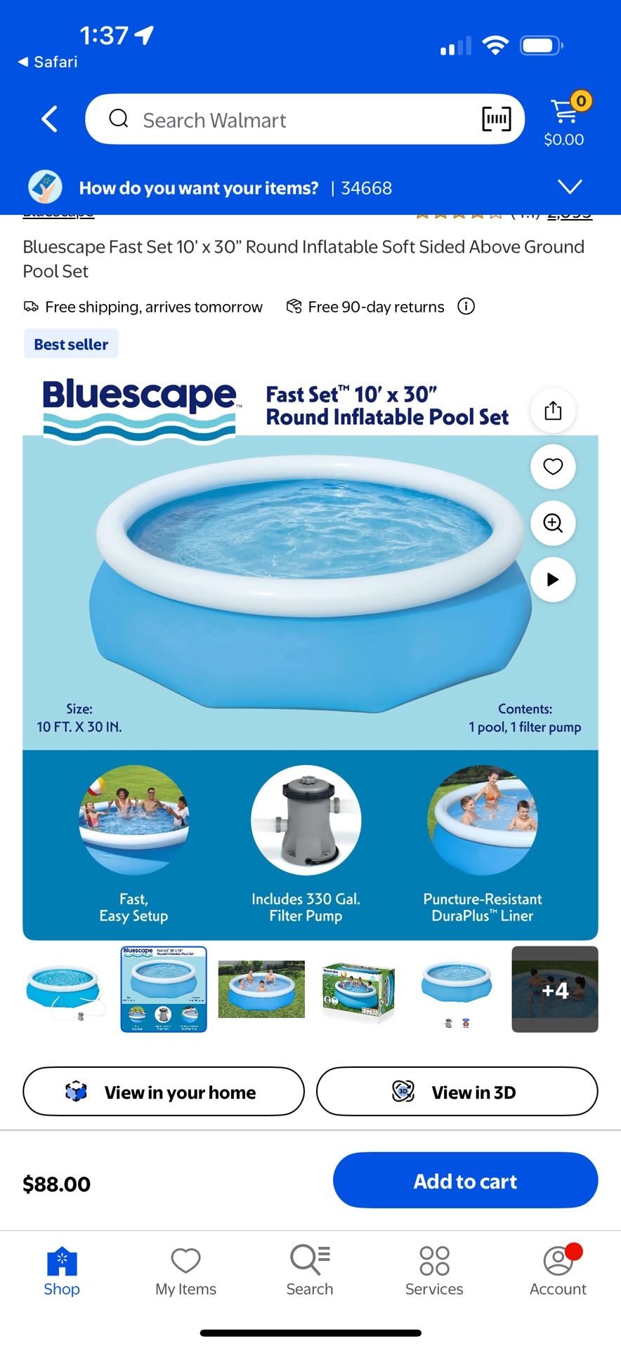 Brand New 10’x30” Pool $70firm 