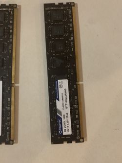 16gb RAM (8gb Sticks)