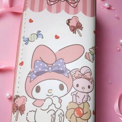 🎀 Sweeten Your Style with This Adorable My Melody Wallet – 🍭💕
