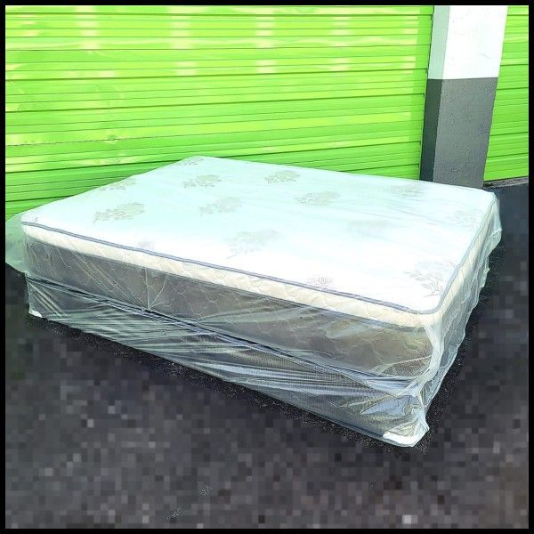 NEW QUEEN PILLOWTOP SET MATTRESS AND BOX SPRING 2PCS